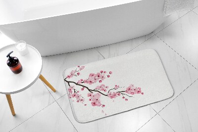 Tapis de salle de bain Tapis de salle de bain Fleurs de cerise japonaises
