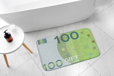 Tapis de salle de bain Tapis de salle de bain Euro Banknote Money