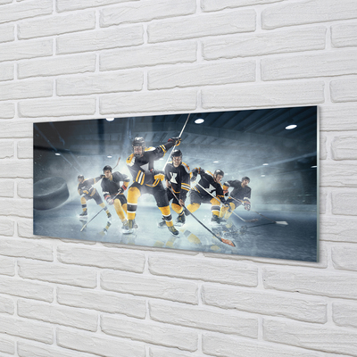 Tableaux sur verre acrylique Le hockey