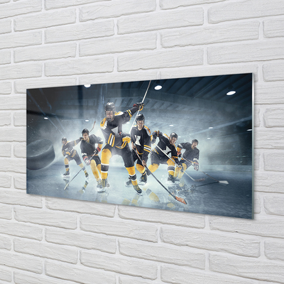 Tableaux sur verre acrylique Le hockey