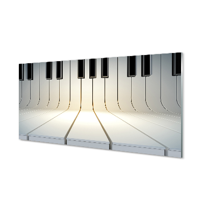 Tableaux sur verre acrylique Clés de piano