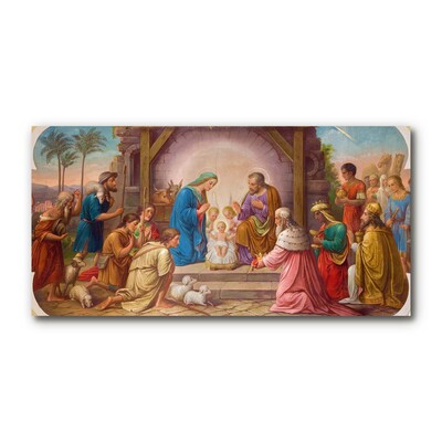 Image sur verre Tableau Stable Noël Jésus