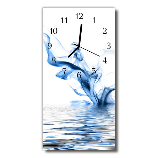 Horloge murale en verre Motif