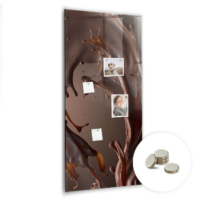 Tableau magnétique design Lait au chocolat