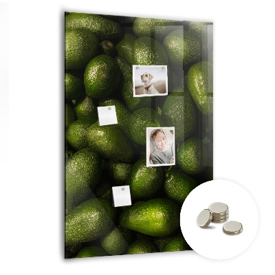 Tableau magnétique design Avocat frais
