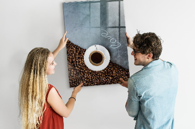 Tableau magnétique design Tasse de café