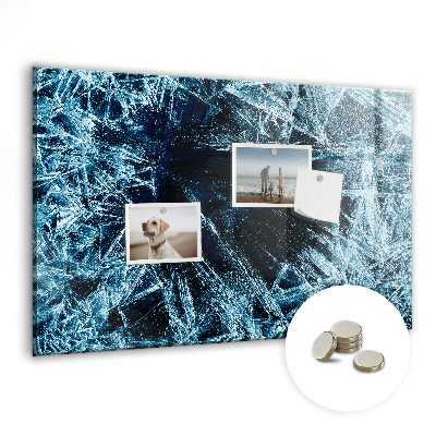 Tableau magnétique verre Mur gelé