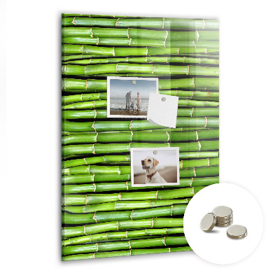 Tableau magnétique Mur de bambou