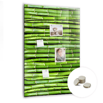 Tableau magnétique Mur de bambou