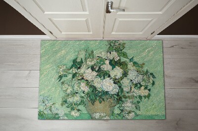 Tapis d'entrée Van Gogh Roses