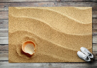 Tapis entrée plage de sable